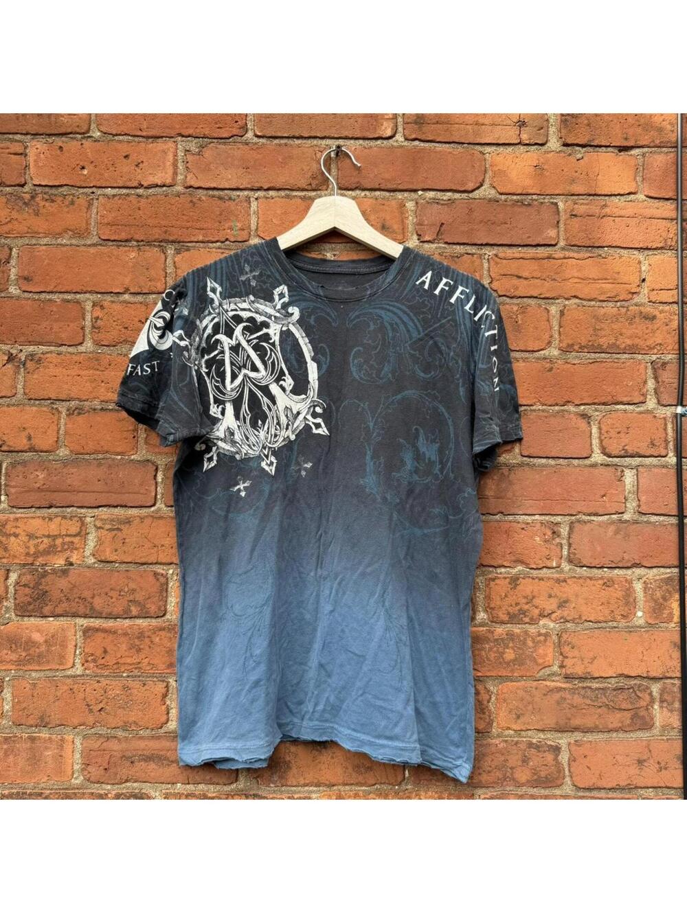 Affliction Live Fast t shirt S